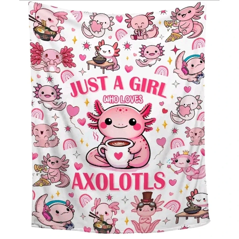 Axolotl Kids Blanket 40x50